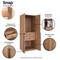 Manhattan Comfort Lee Module Wardrobe 1.0 & 2.0 Closet in Golden Brown, 2PK 2-WC0012-GB - alternate 5
